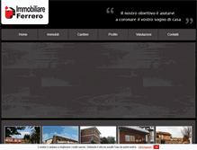 Tablet Screenshot of immobiliareferrero.it
